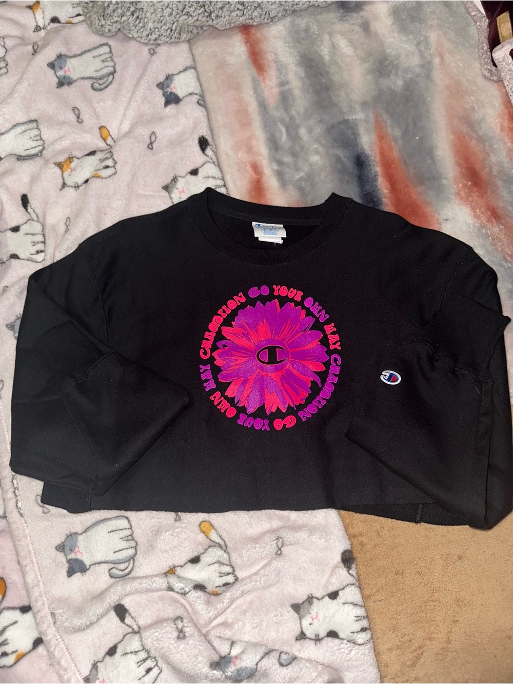 Women’s Champion Reverse Weave Crewneck Cropped Sweatshirt